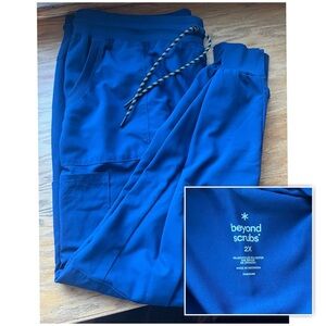 Beyond Scrubs Blue Jogger Pants